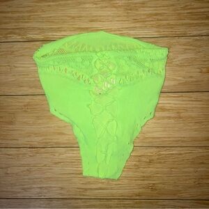Vibrant Neon Green Lace Women's Intimate panties